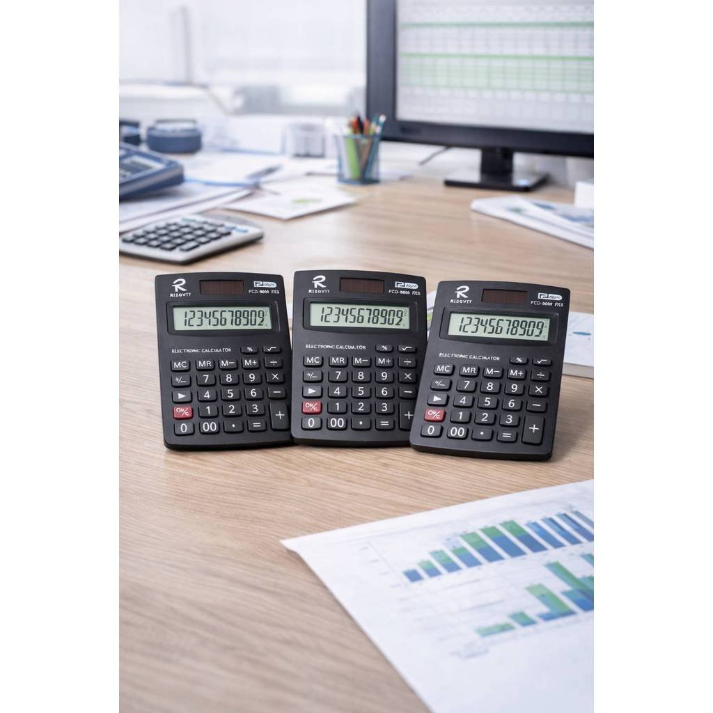 Kit e Conjunto 3 Calculadoras 12 Dígitos Solar Profissional - imagem 5